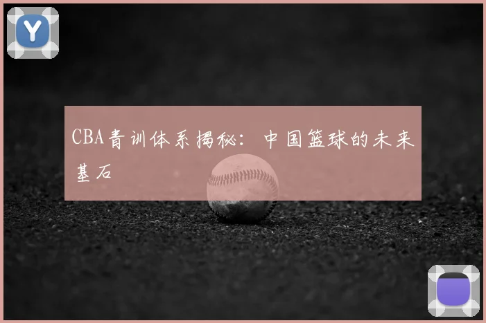 CBA青训体系揭秘:中国篮球的未来基石